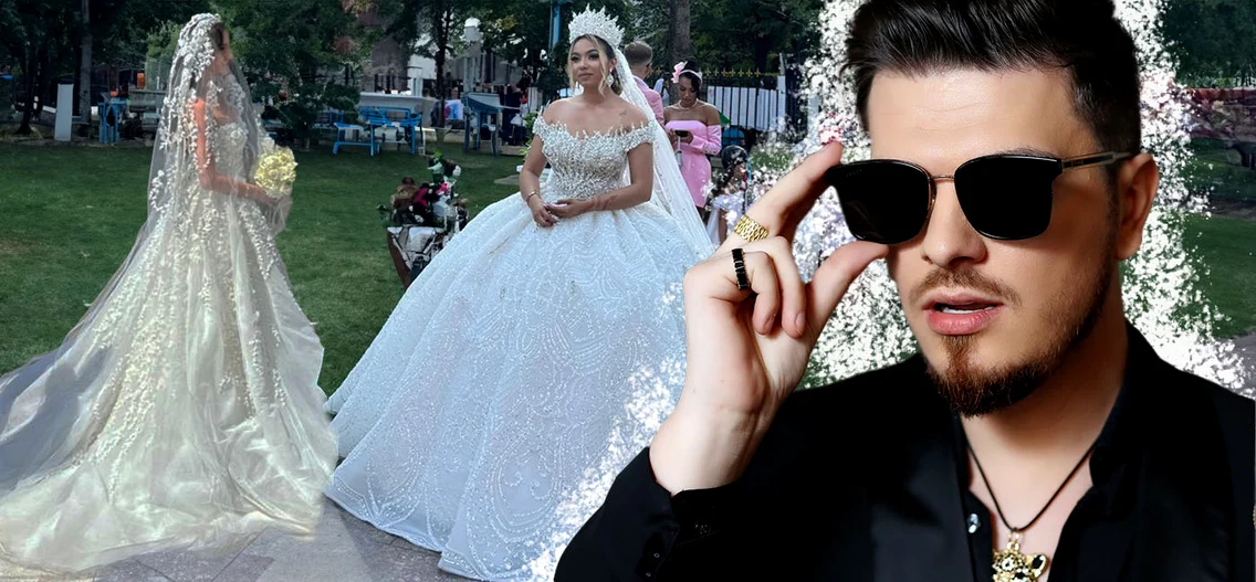 Florin Burescu a analizat rochiile mireselor Elena Hagi și Carmen Simionescu