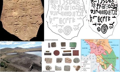 Inscripție misterioasă într-o limbă necunoscută descoperită lângă Lacul Bashplemi Georgia Colaj R Shengelia et al 