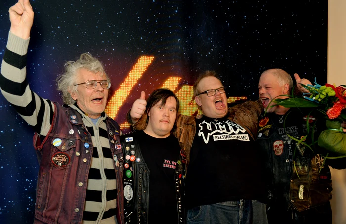 
    Trupa Pertti Kurikan Nimipäivät (PKN) va reprezenta Finlanda la Eurovision 2015Foto: eurovision.tv  
