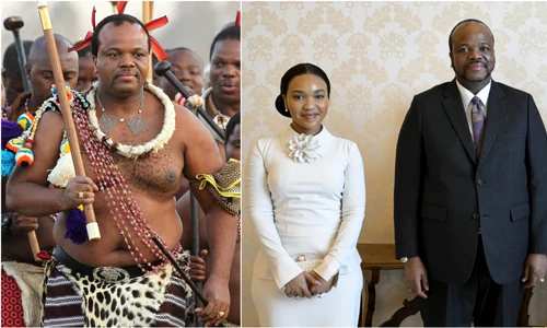 Regele Mswati al III lea din Swaziland cu a 16a nevasta   Profimedia jpg