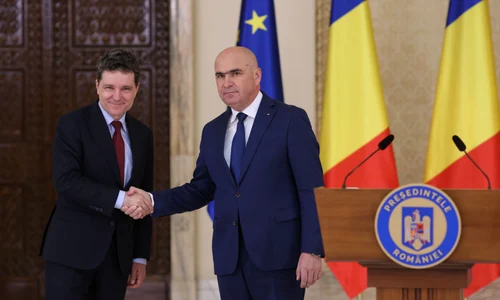 Nicusor Dan Ilie Bolojan, noul premier al Romaniei  Foto Inquam Photos George Calin (5) jpg