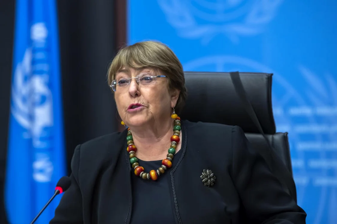 FOTO: EPA-EFE /  Înaltul Comisar ONU pentru Drepturile Omului, Michele Bachelet