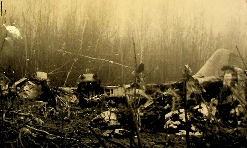 1957, noiembrie 4, Vnukovo. Accidentul aviatic în care și-a pierdut viața Grigore Preoteasa (© ANR, fond CC al PCR-Cancelarie, dosarul 50/1957, f. 72 v)