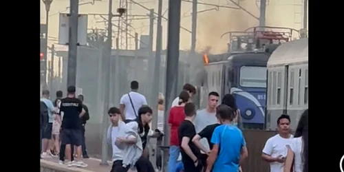 incendiu locomotiva captura video Fb png