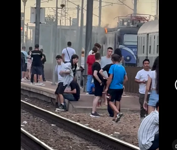 Călătorii au trăit momente de panică. FOTO captură video Facebook