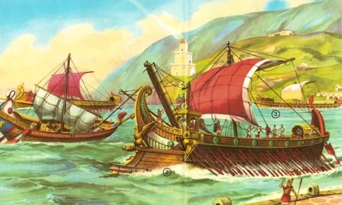 Cum a rezolvat Caesar problema piraților care devastau corăbiile romanilor jpeg