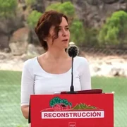 Isabel Díaz Ayuso, lidera de dreapta a regiunii Madrid și una dintre cele mai cunoscute personalități ale opoziției conservatoare din Spania