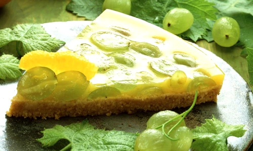 Couscous and green grape tart jpeg