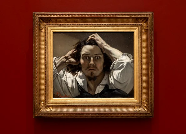 „Le Désespéré”', celebrul autoportret al lui Gustave Courbet (© Facebook / Musée d'Orsay)