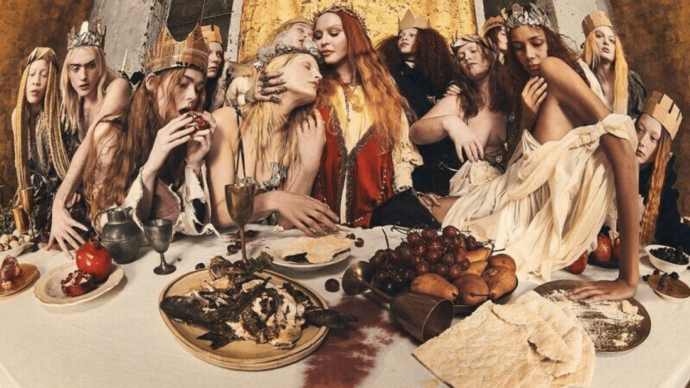 Pictorial nonconformist: Madonna s-a întruchipat în Iisus și Fecioara Maria 