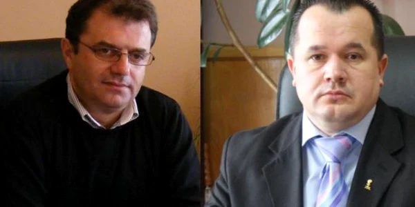 Primarul Mugurel Sârbu şi viceprimarul Adrian Bogdan