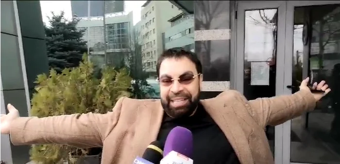Florin Salam a fost audiat la poliție Foto: Captură Video Libertatea