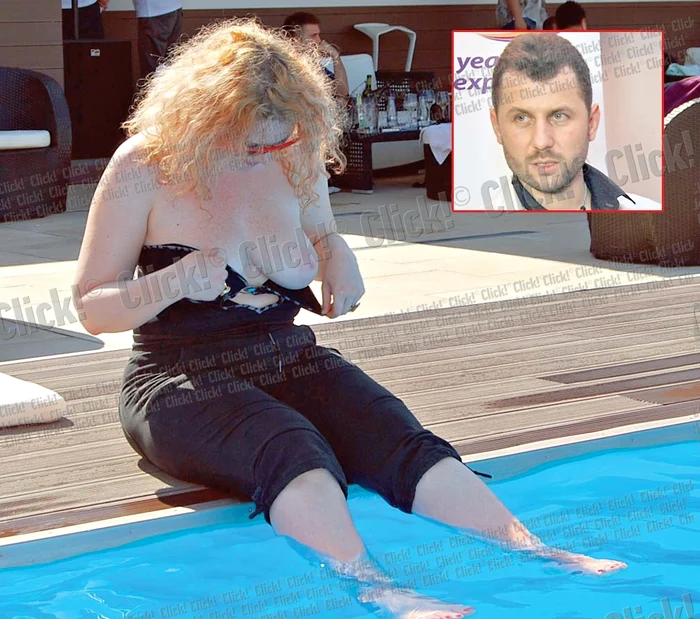 Oana Lis a lăsat la vedere bustul generos preţ de câteva secunde, dar neatenţia ei a fost imortalizată de fotoreporterii Click!