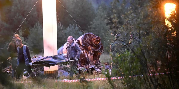 locul prabusirii avionului lui Prigojin profimedia 0799706715 jpg
