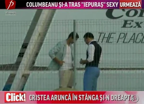Adi Cristea, filmat în timp ce-i dădea bani unui prieten