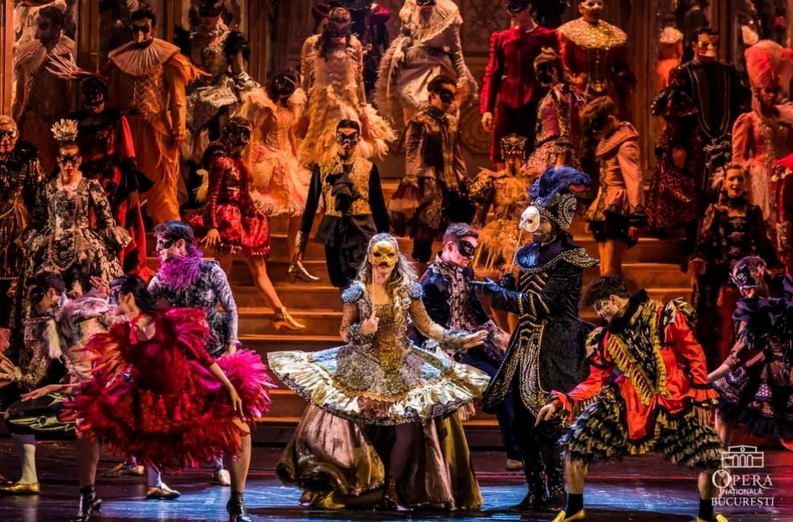 Irina Baiant si Adrian Nour in Fantoma de la Opera  