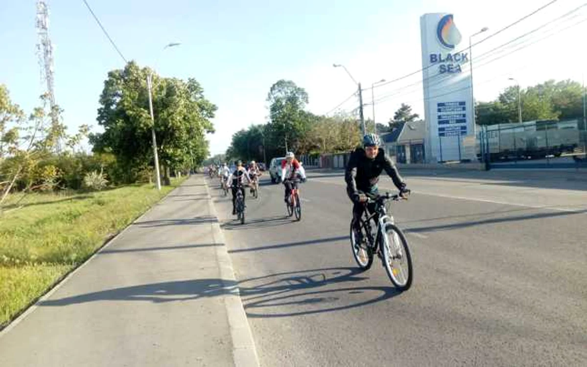 Biciclişti prin Galaţi FOTO Arhivă