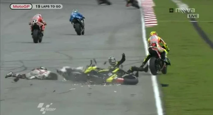 Simoncelli, accident