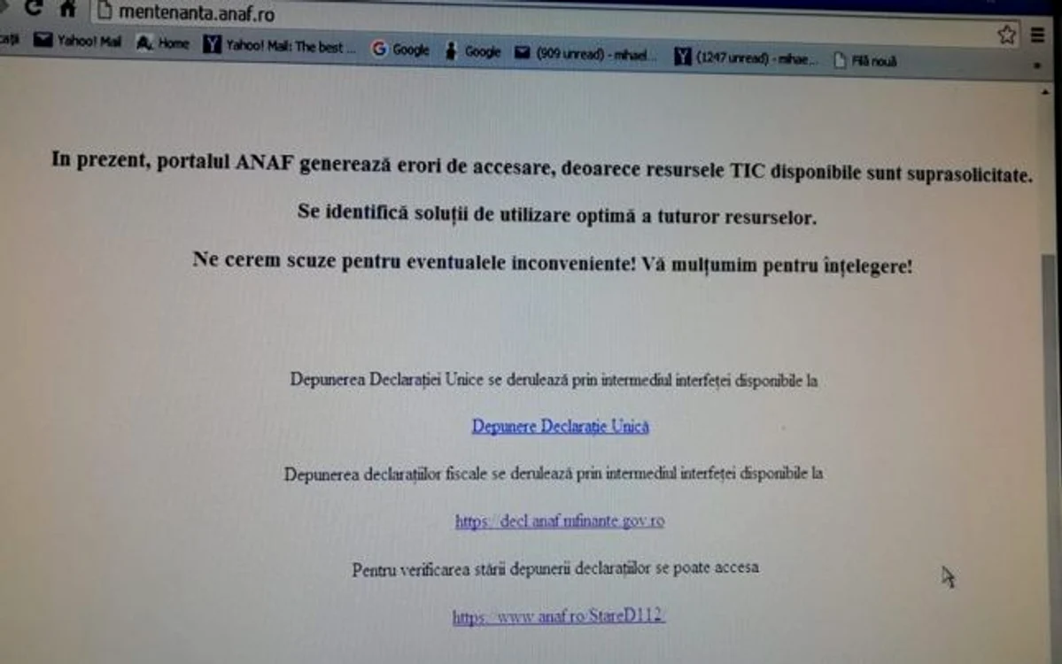 spv anaf nu merge site