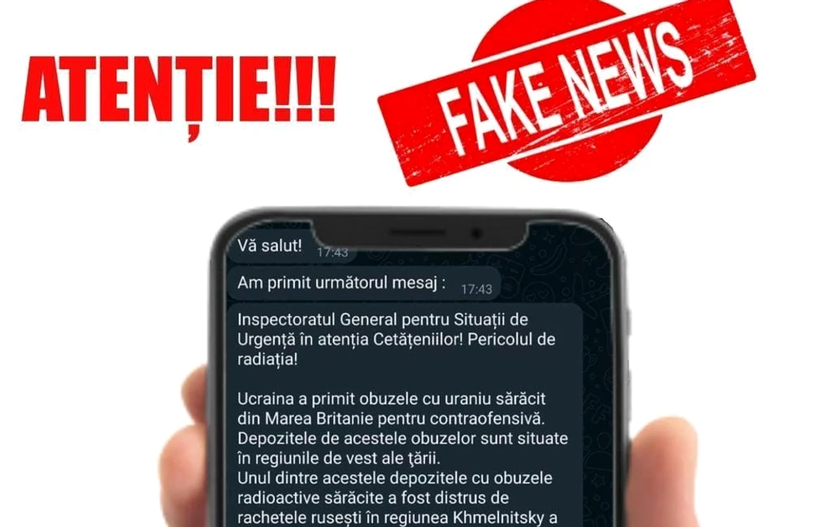 Mesaj fake news Foto: arhivă, adevărul