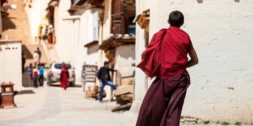 Calugar tibetan tibet FOTO shutterstock