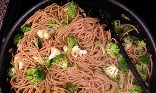 Spaghete cu Broccoli si Conopida jpeg