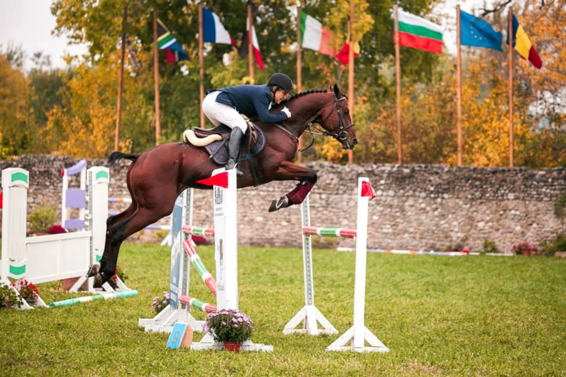 Proba de sărituri peste obstacole. Foto Karpatia Horse Show