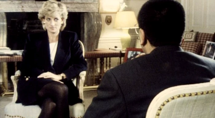 Printesa Diana, în timpul interviului BBC din 1995. FOTO: Captură Video / BBC