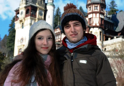 Olimpicii internaţionali Teodora Ilie şi Vlad Coşoreanu din Constanţa - cuplul de aur al şcolii româneşti Foto Arhivă personală