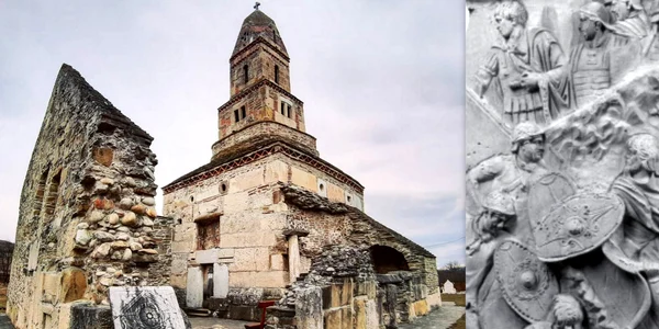 Biserica Densus si scena care l ar fi reprezentat pe Longinus jpg