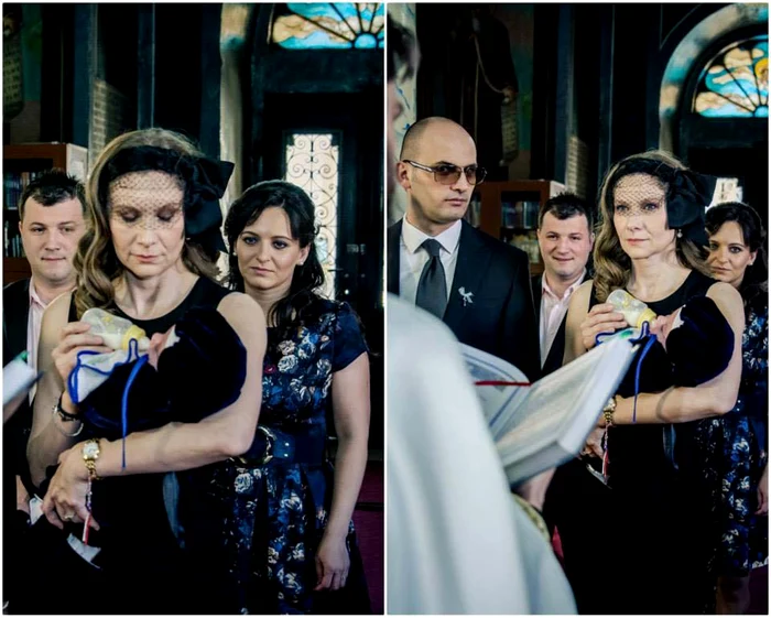 Romanița și logodnicul ei, avocatul Iulian Gogan, au botezat în weekend un băiețel