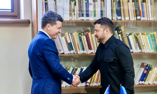 Nicușor Dan și Volodimir ZelenskiFOTO presidency.ro