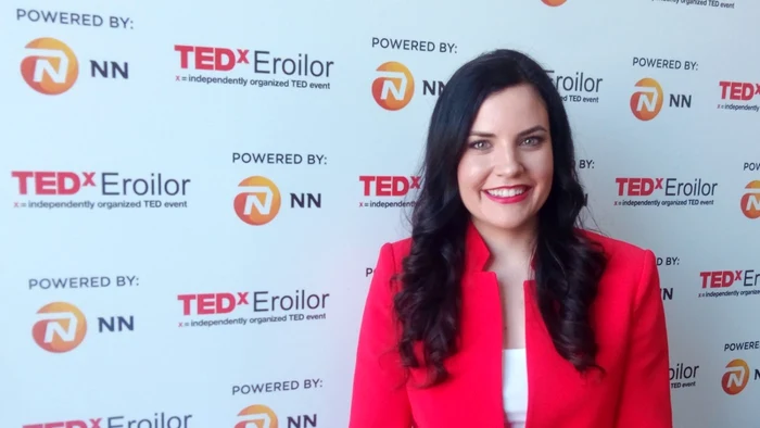Stacey Ferreira a vorbit la TEDx Eroilor despre beneficiile unui program de lucru flexibil. FOTO: R. F.