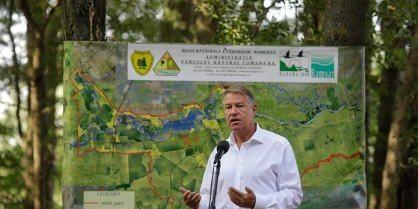 Klaus Iohannis vizită parcul natural Comana - 4 aug 2021 / FOTO Inquam Photos / George Călin