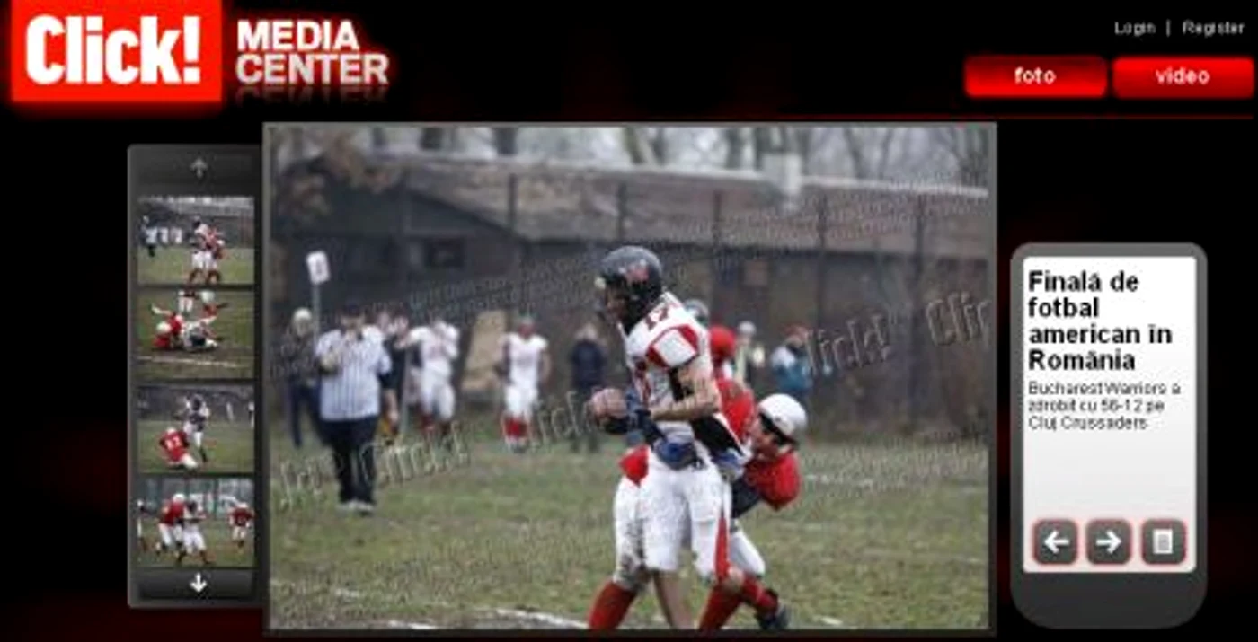 Galerie foto -  Prima finală de fotbal american din România