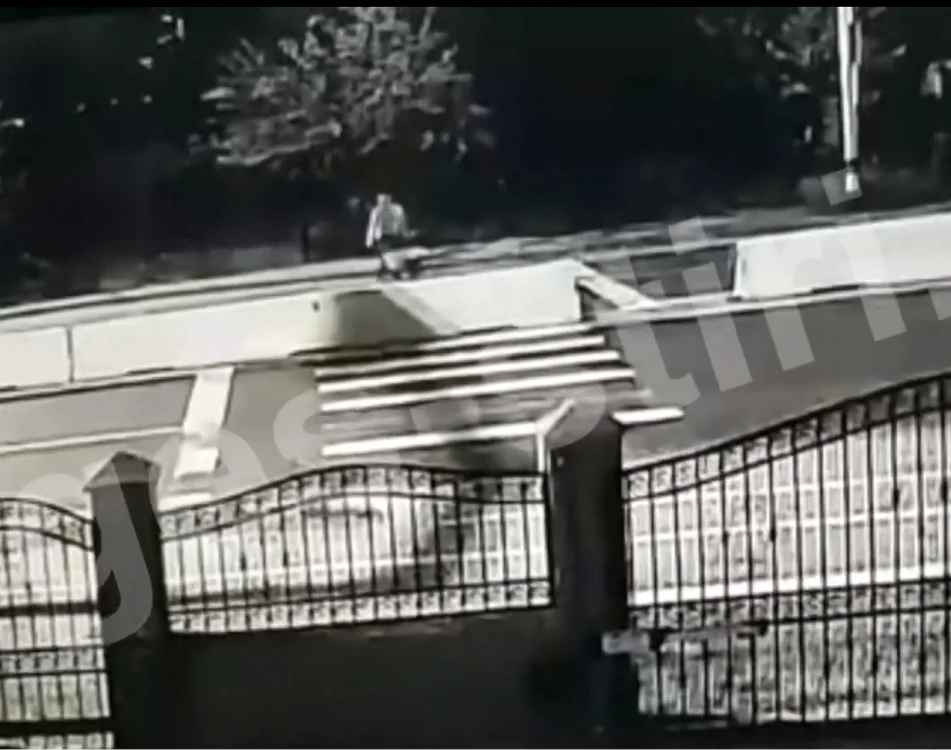 Accident mortal în Mărăcineni - Argeş pe DN 73 surprins de o cameră de luat vederi - captură video Sursa Argeş Ştiri