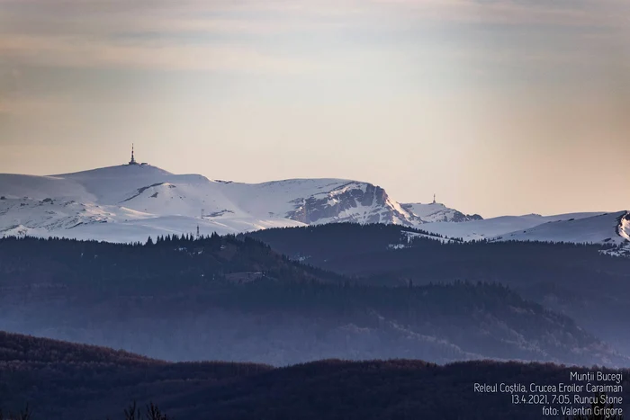 Vârful Coștila. Foto Valentin Grigore / Facebook