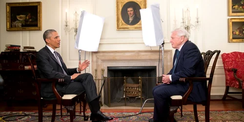 Barack Obama David Attenborough foto bbc 