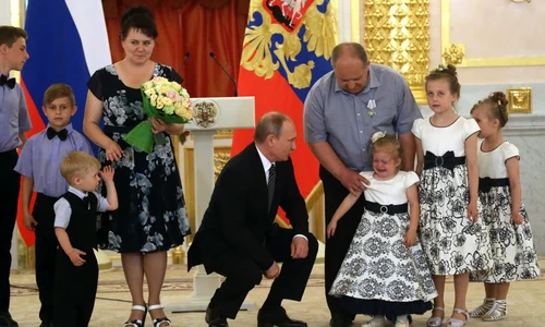 Vladimir Putin Marks International Children's Day jpeg
