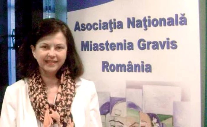 Nadia Rădulescu, preşedinta Asociaţiei Naţionale Miastenia Gravis