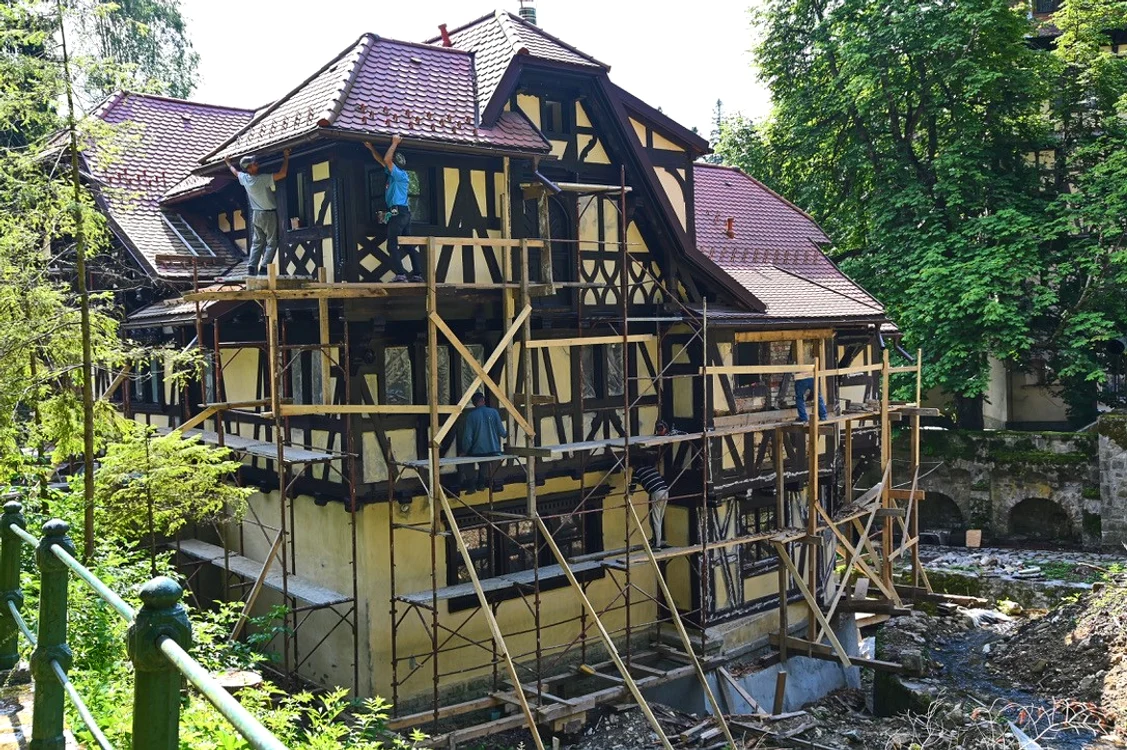 Consolidare și restaurare la Vila Șipot 