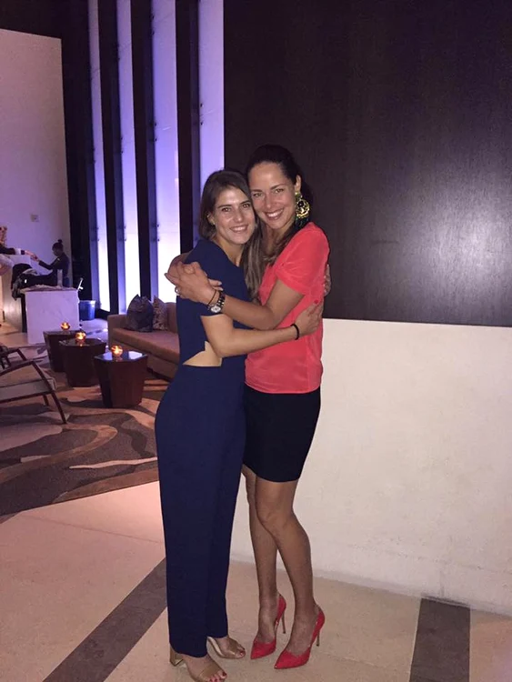 Aceasta este ultima fotografie cu cele două, postată de Ana Ivanovic pe contul ei de Facebook