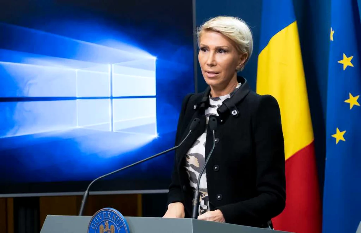 Raluca Turcan, vicepremierul României. FOTO gov.ro