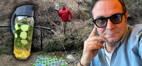 Daniel Buzdugan face provizii de apă de izvor 