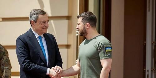 Draghi si Zelenski FOTO pROFIMEDIA