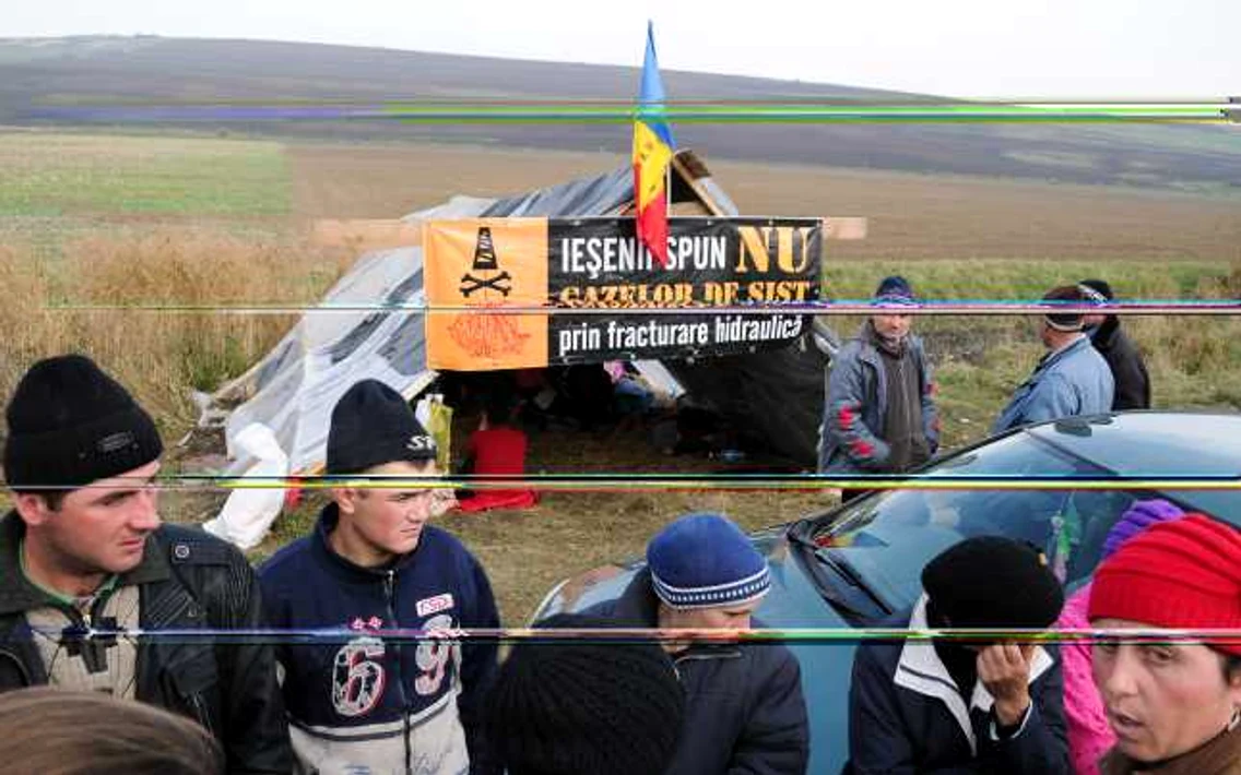 proteste pungesti gaze de sist chevron FOTO Mediafax
