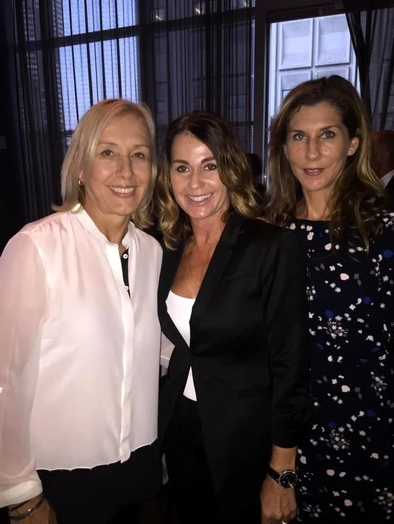 
    Nadia Comaneci, intre doua mari campioane ale tenisului: Martina Navratilova si Monica SelesFoto: Facebook  