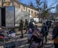 Localnici asteapta evacuarea in orasul Irpin Ucraina FOTO EPA-EFE