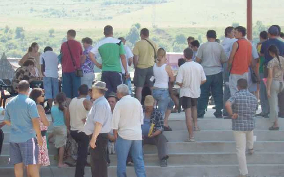 Oborul din Viişoara pregătit de petrecere