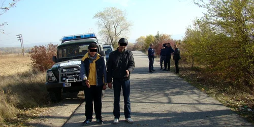 Cei doi africani au fost prinși în timp ce se îndreptau spre localitatea Cîmpia